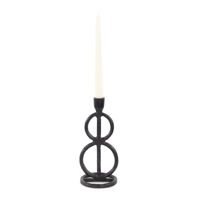 Arman Candlestick Holder, 7'' H X 6'' W X 4'' D