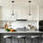 Aveline 1-Light Hammered Glass Flattened Globe Pendant Light-2112679051