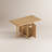 Angelo Solid Wood Expandable Drop Leaf Dining Table with Rolling Casters & Storage Cabinet（Table only, chairs are not included）-1025504536-1023419216