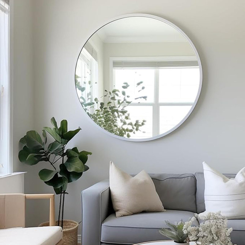 Miroir de salle de bain, Argent argent