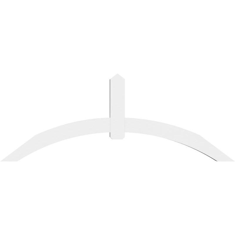 Support pour pignon en PVC Archdale, H 36 po x l 96 po (pas: 9/12), P 6 po x F 6 po