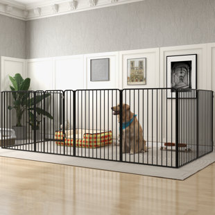 Panel Steel Pet Barrier With Door