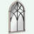Large Farmhouse Arch Wall Mirror