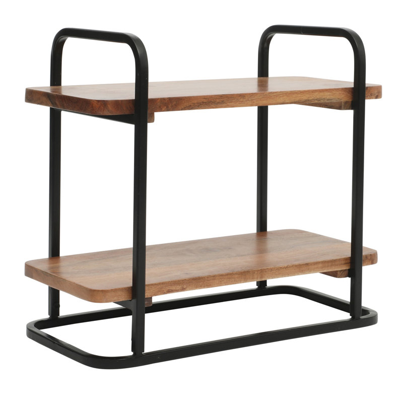 Plateau de service en bois à 2 niveaux Gibson Home