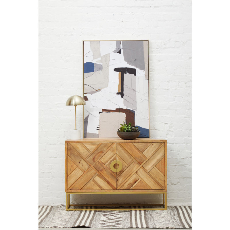 Deo 120cm Solid Wood Sideboard