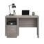 Bureau moderne en bois avec tiroir classeur, gris moyen