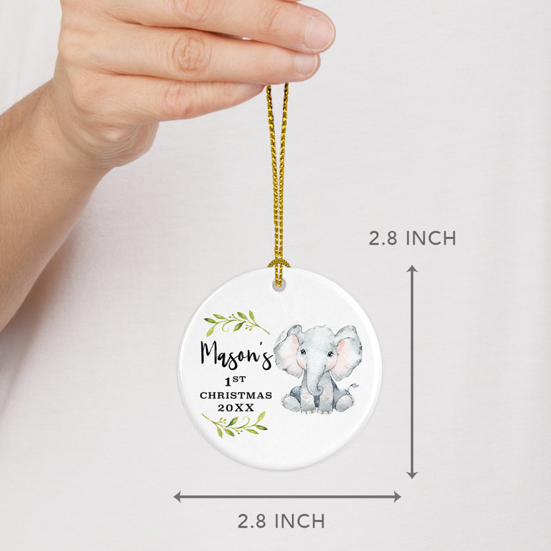 Ornement en forme de boule nommée Baby
