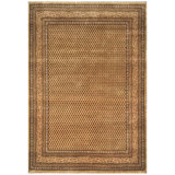 Hand Knotted Oriental Area Rug in Light Beige/Brown