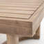 Charmant ensemble de sièges d'extérieur en bois d'acacia avec coussins et table basse pour divers espaces extérieurs