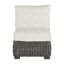Fauteuil de chambre modulaire rustique tissé - gris ardoise-600847749-607864366-600847099