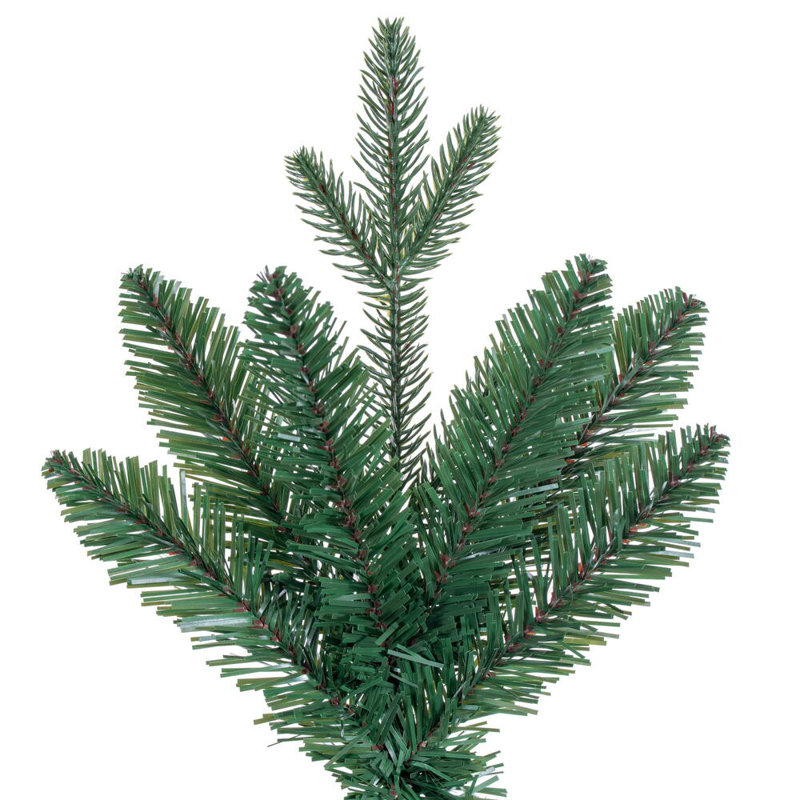 Vickerman 4.5' x 30" Potted Spruce Unlit Artificial Christmas Tree, Does Not Apply, 6.5' H, No