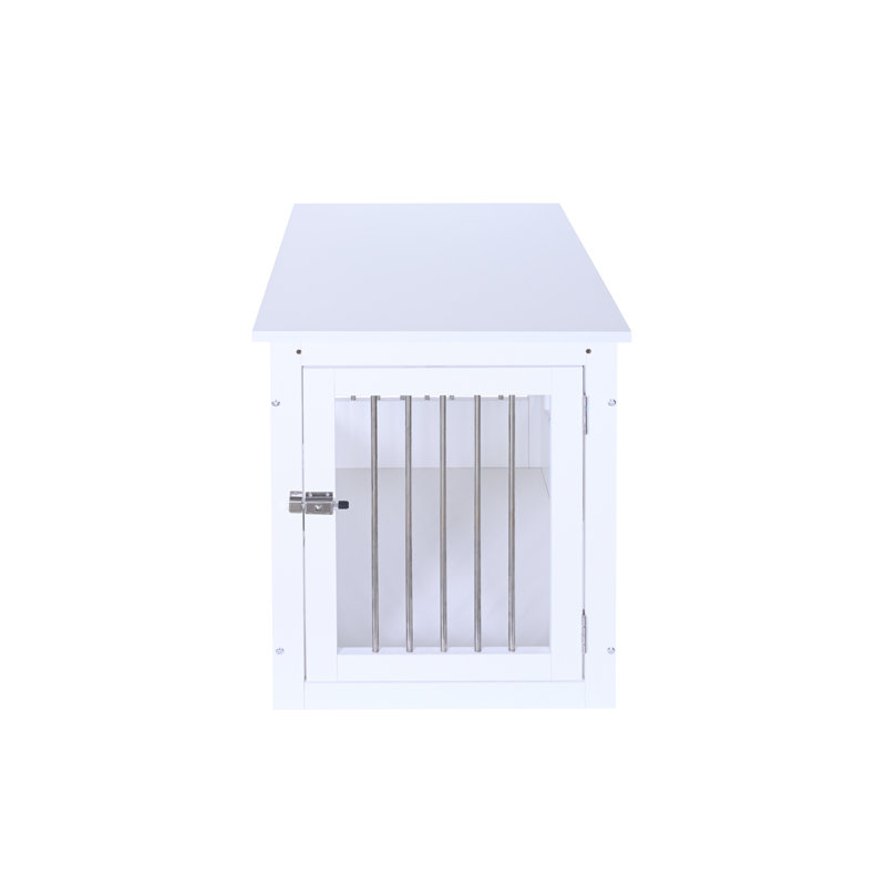 ARK Densign II, cage intérieure en bois pour animaux de compagnie, Blanc, H 25 po x l 21 po x P 30 po