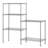 Alves 59" H x 21.25" W x 11.42" D 5 Layer Wire Shelving Unit-542702456