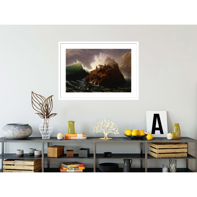 Seal RockAlbert Bierstadt -Framed Giclee Print