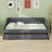 Modern Upholstered Daybed Featuring Two Drawers and Durable Wood Slat Support