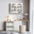 27.56"Glass Doors Modern Two-Door Wall Cabinet With Featuring Three-Tier Storage For Entryway Living Room Bathroom Dining Room,Wall Cabinet With Characteristic Woven Pattern,White-1284385479