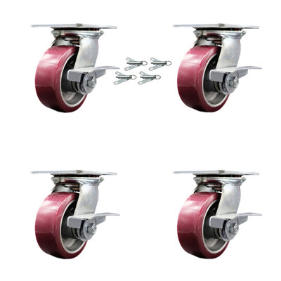 Polyurethane on Aluminum Caster