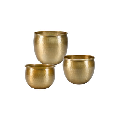 Porretto Metal Pot Planter