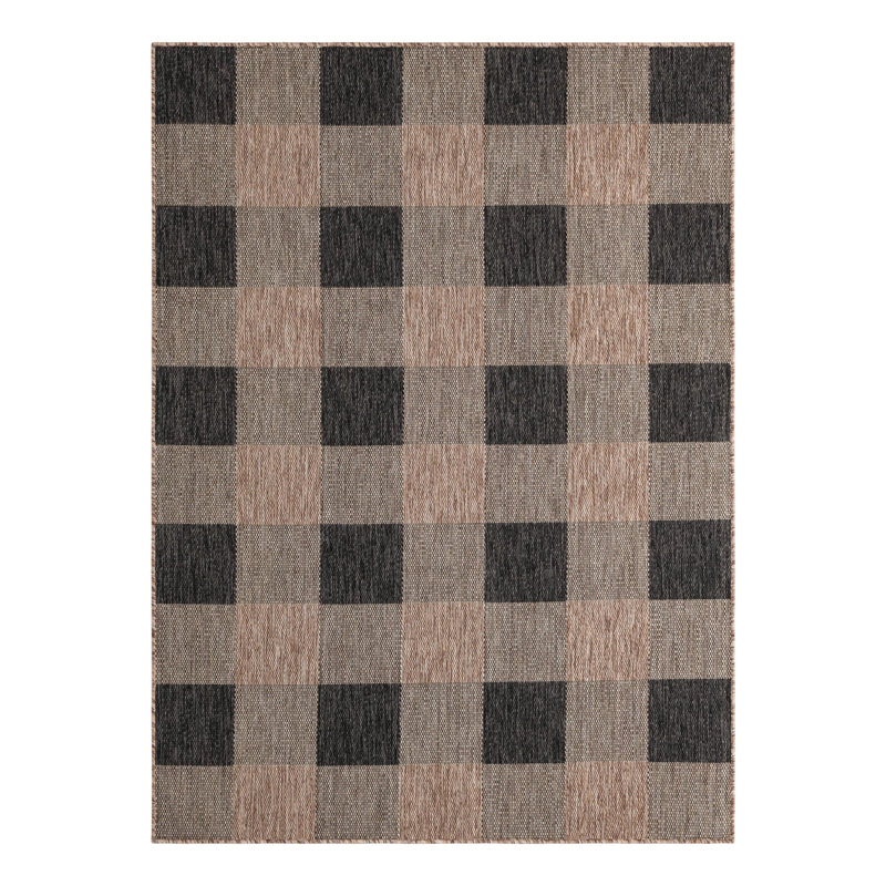Tapis intérieur / extérieur Talih, Rectangle 5 pi 1 po x 7 pi 1 po