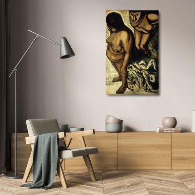 "Indian Women, from the Los Teules Series" by  José Clemente Orozco - Gallery Wrap Canvas Wall Art