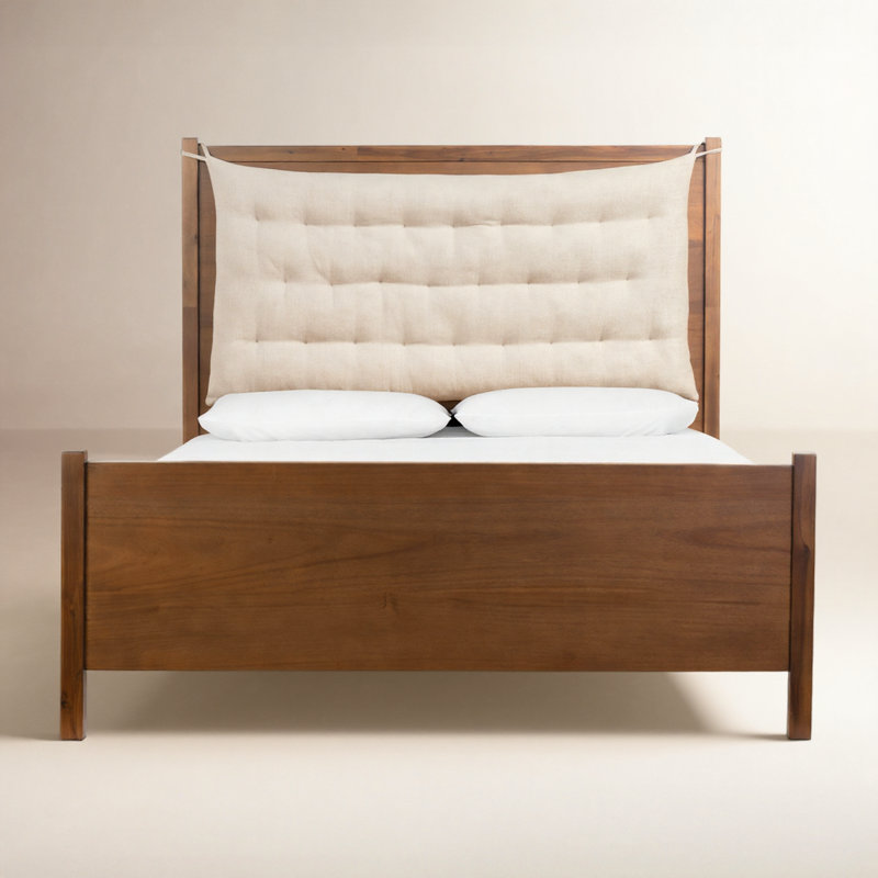 Soline Upholstered Platform Bed, Queen