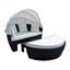 Lillian 148cm Wide Wicker Patio Daybed with Cushions-33371099