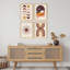 "Boho Moon Phases And Mountain Illustration Relax", 4 pièces-101520119-101520121