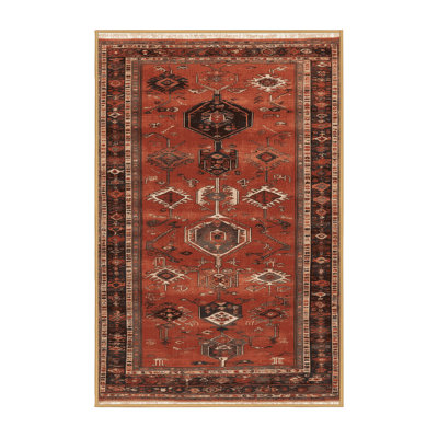 Machine Washable Turkish Brown Area Rug