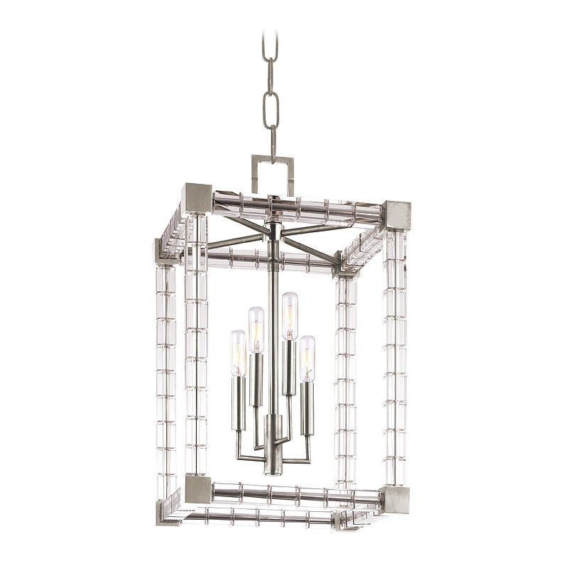 Alpine 4 - Light Chandelier, Polished Nickel