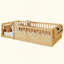 Structure de lit Montessori avec lumières DEL et tablette de rangement, lit en bois pour enfants avec barrières de sécurité élevées-1285994000-1285994002