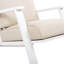 Fauteuil club de patio avec coussin beige et blanc - Une solution classique et confortable pour les espaces extérieurs Design Modern Living-1818189513