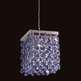Bedazzle 1 - Light Chrome Single Pendant