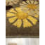 Brown Hand-Knotted Wool Abstract Floral Burst Geometric Modern Contemporary Carpet Rug-356605287