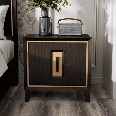 Diane 2-Drawer Nightstand