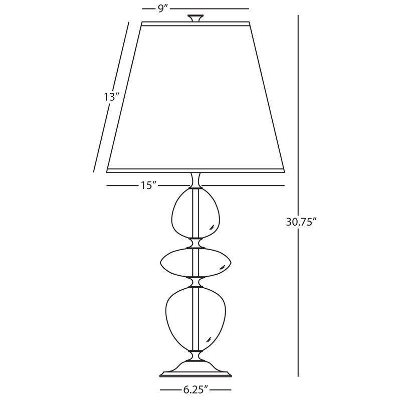 Orlando Table Lamp, Oyster
