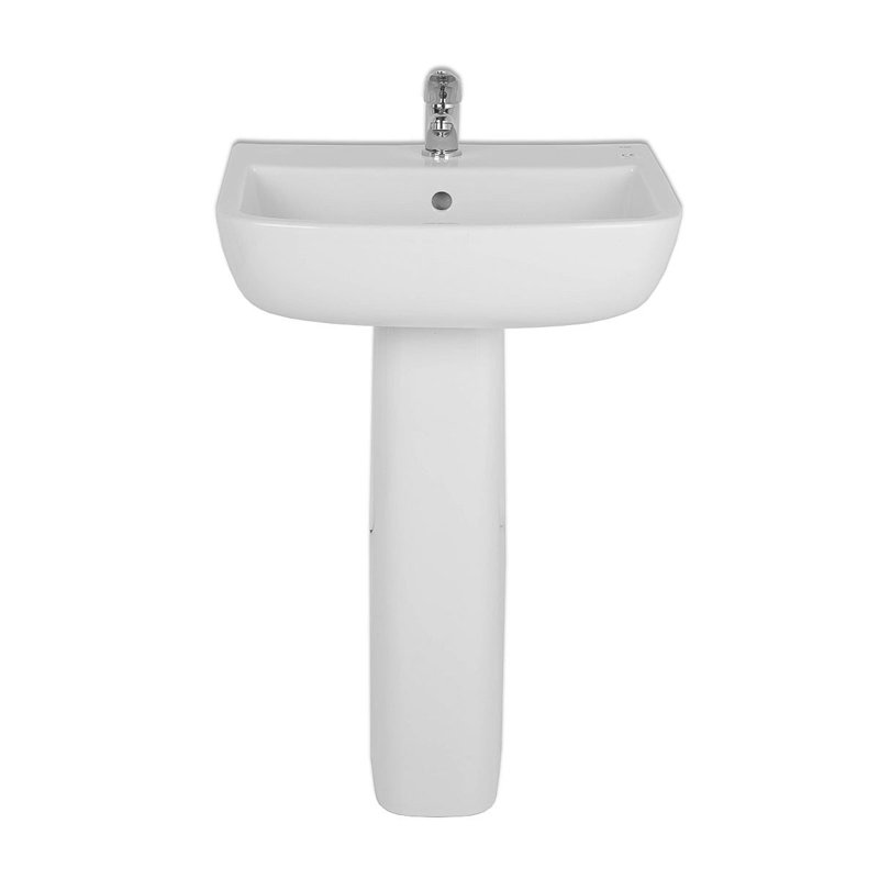 Belfry Bathroom Regena 520mm L x 425mm W White Ceramic Rectangular Sink