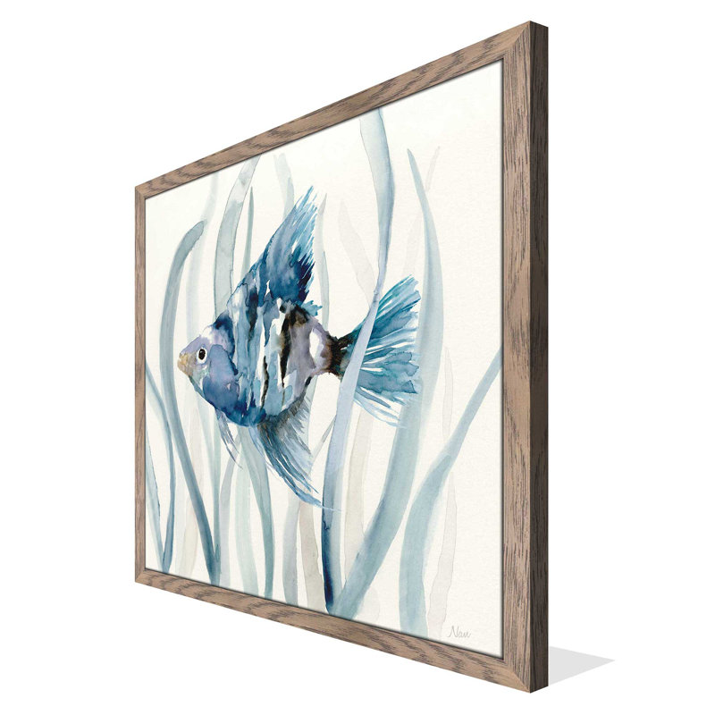 «Fish In Seagrass II», reproduction encadrée, H 31,5 po x l 31,5 po x P 1 po