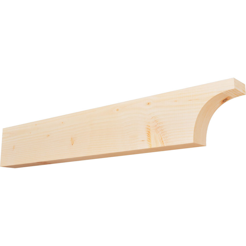 Queue de chevron lisse Huntington, Sapin de Douglas, 8"H x 3 1/2"W x 48"L
