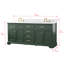 Ensemble de meuble-lavabo double 72 po Currahee-2099547475