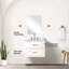 24 po L x P 18 po, meuble-lavabo blanc, plateau en acrylique, robinet, miroir inclus, miroir simple complet, miroir-1329494892