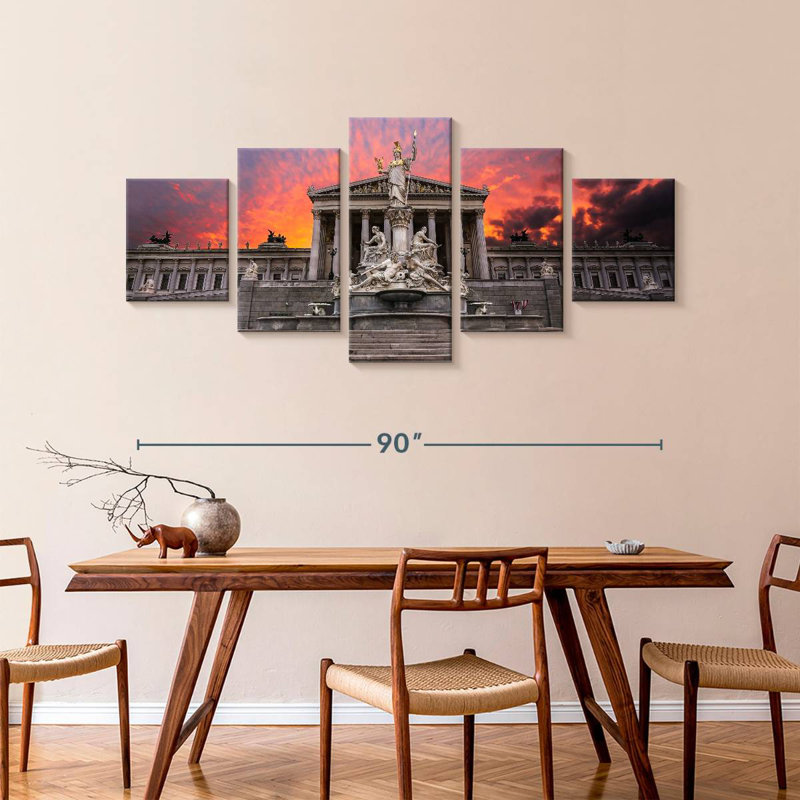 Vienna, 42" H x 92" W