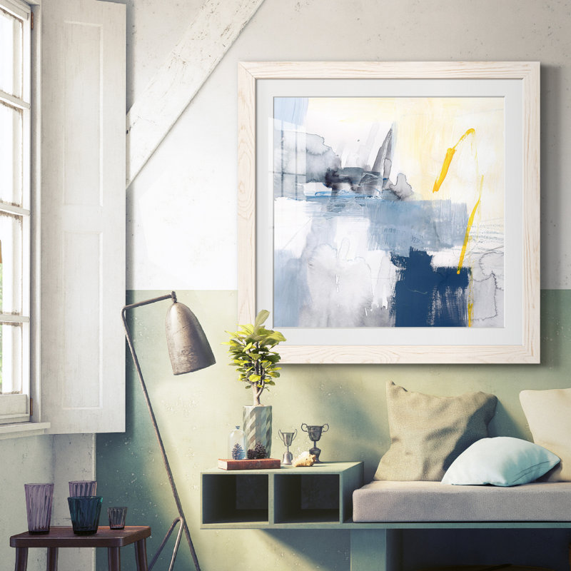 Impression encadrée Raio I-Premium - prête à être accrochée, Cadre blanc, H 17 po x l 17 po x P 1 po