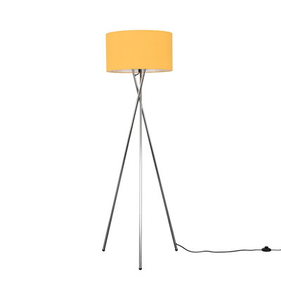 Miron 155cm Camden Tripod Floor Lamp with Large Reni Shade