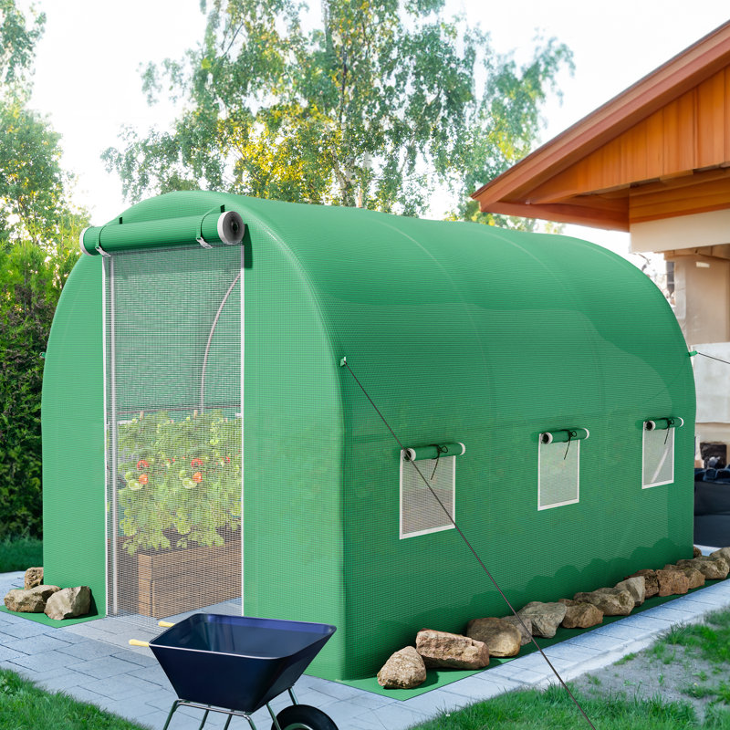 Walk-in Greenhouse, H 75 po x l 78 po x P 43 po, Vert