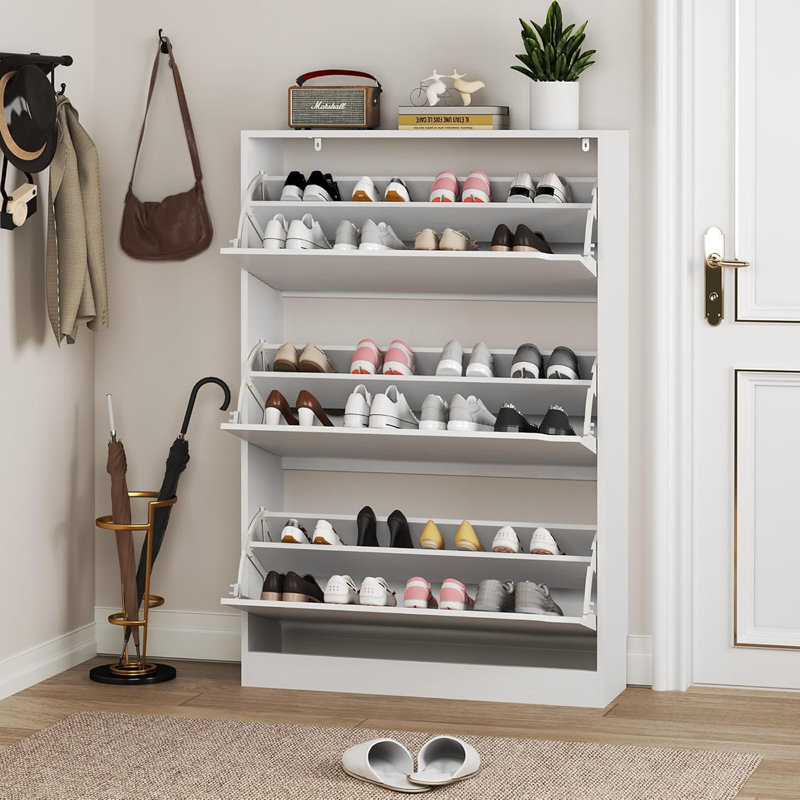 Armoire à chaussures pliable pour un usage domestique, convient aux entrées et aux espaces étroits, étagère à chaussures murale.