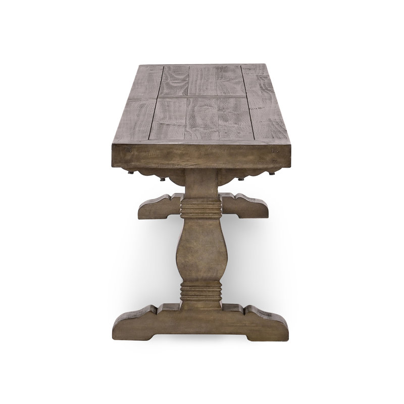 Caleb 83" Bench Distressed Brown, 18" H x 83" W x 16" D