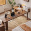 Bureau d'écriture en bois massif en L de couleur châtaignier clair-685097934-685097928