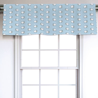 Sateen Ruffled Window Valance