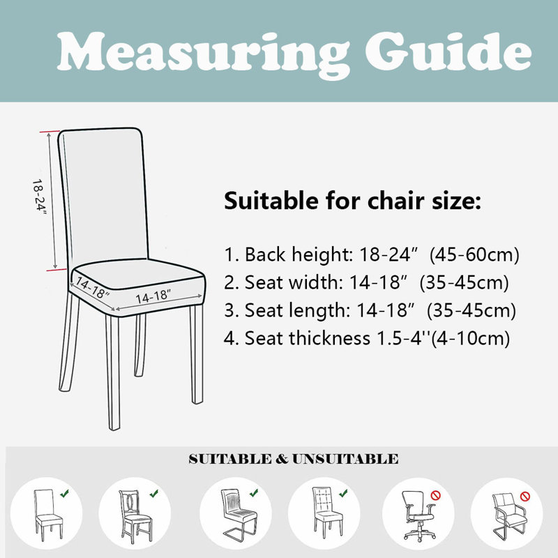 Polyester Dining Chair Slipcover