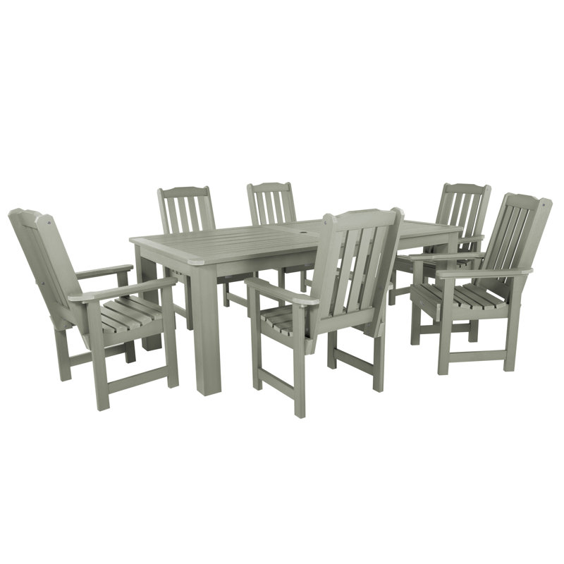 Ensemble repas pour 6 personnes Kile, Eucalyptus, L 84 po x l 42 po x H 30 po